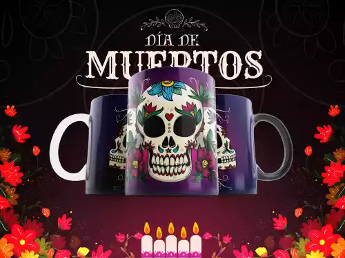 vectores plantilas DÍA DE MUERTOS,FESTEJO,